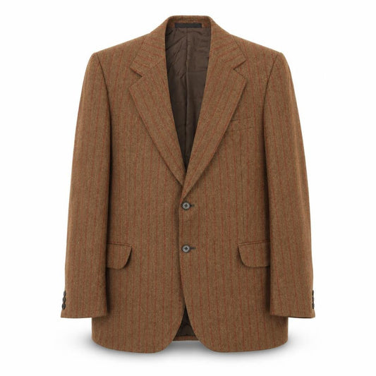 Mens 41 Chest Regular DAKS Brown Two-Button
