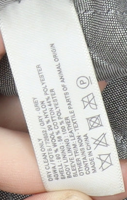 FatFace Women’s Grey Wool Blend Parka Coat L