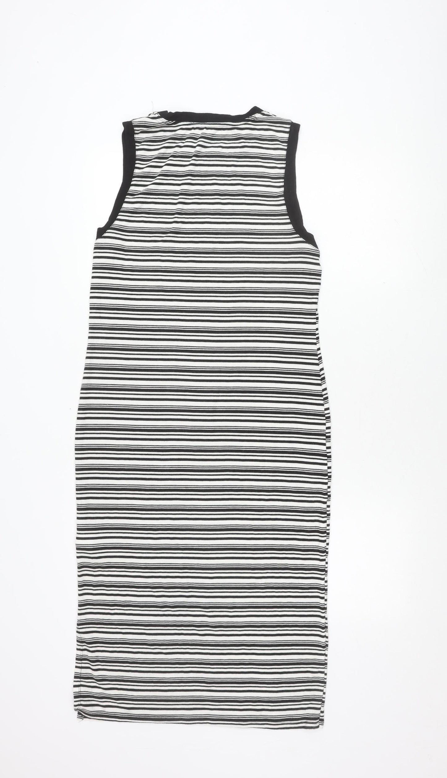 Warehouse Women's Striped Sleeveless Dress Size 18