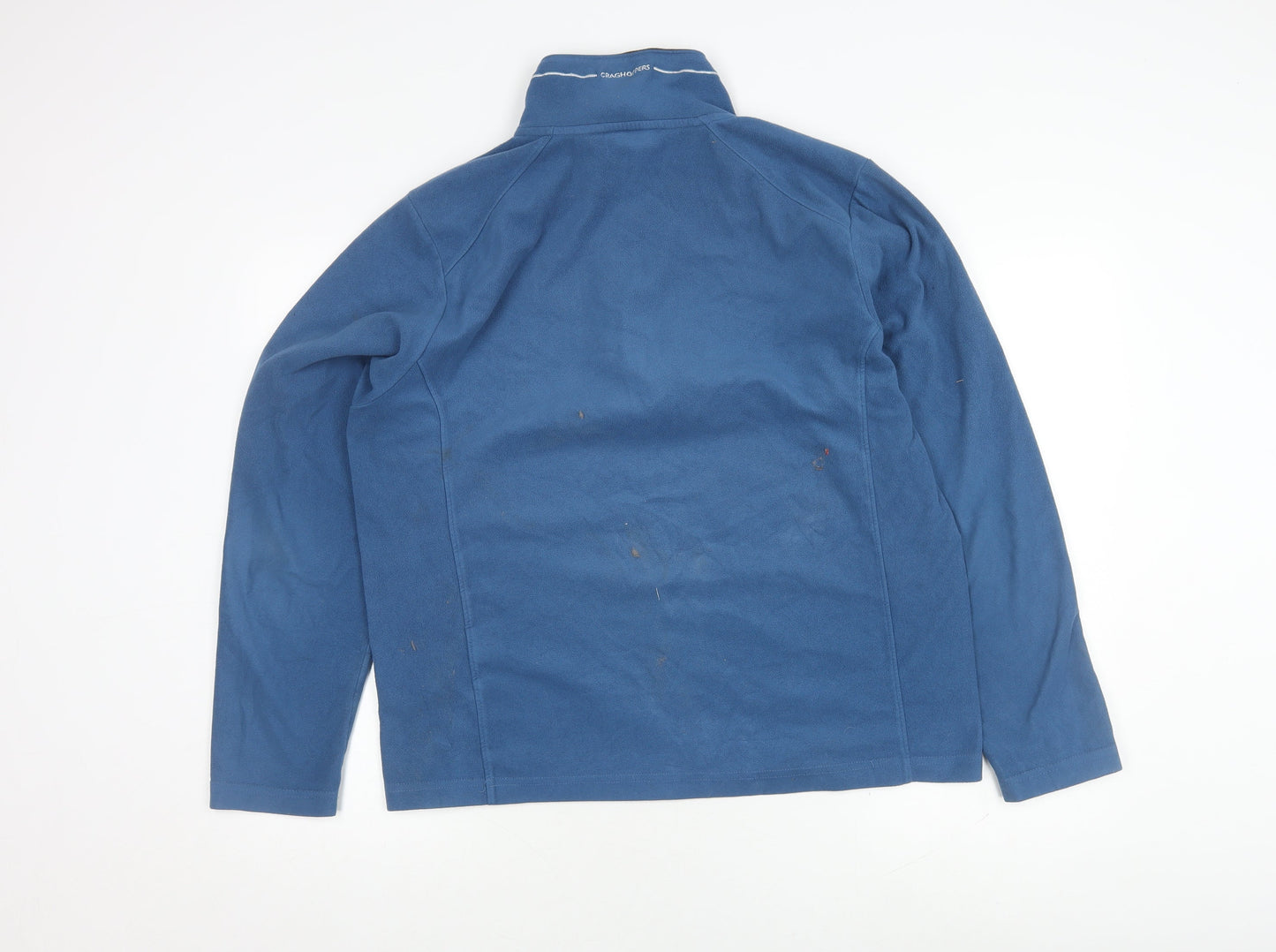 Craghoppers Men's Blue 1/4 Zip Fleece Sweatshirt, M