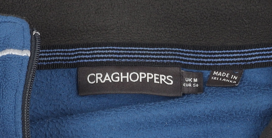 Craghoppers Men's Blue 1/4 Zip Fleece Sweatshirt, M