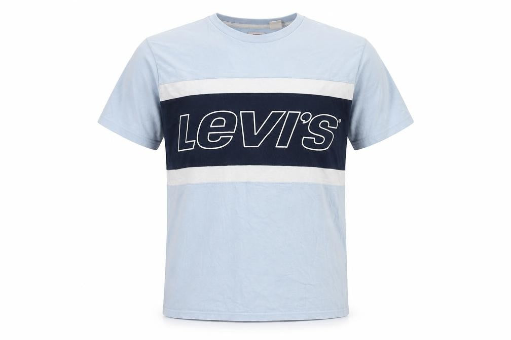 Mens UK Size S Levi's Blue  Cotton T-Shirt