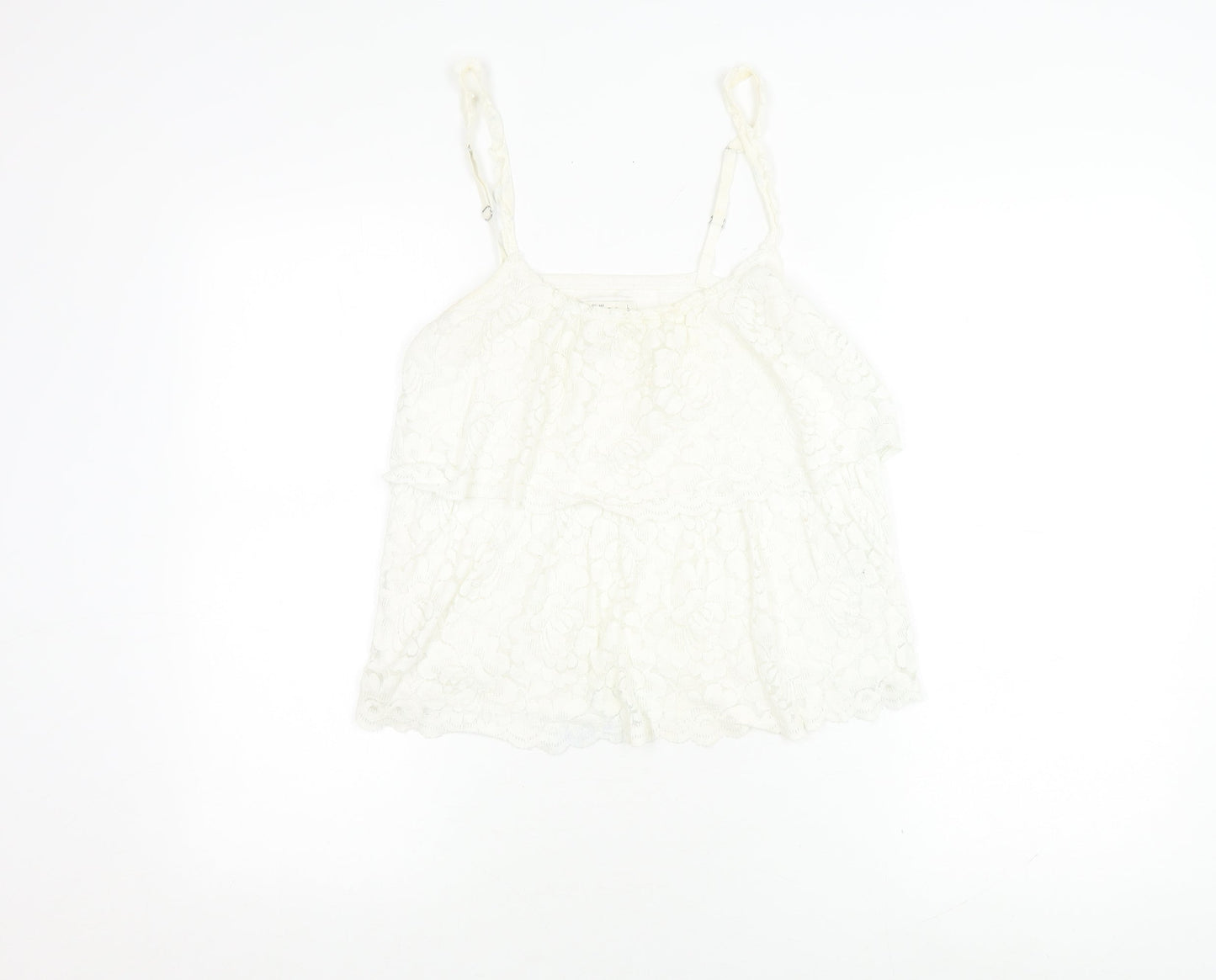 Abercrombie & Fitch Women’s Large White Lace Camisole