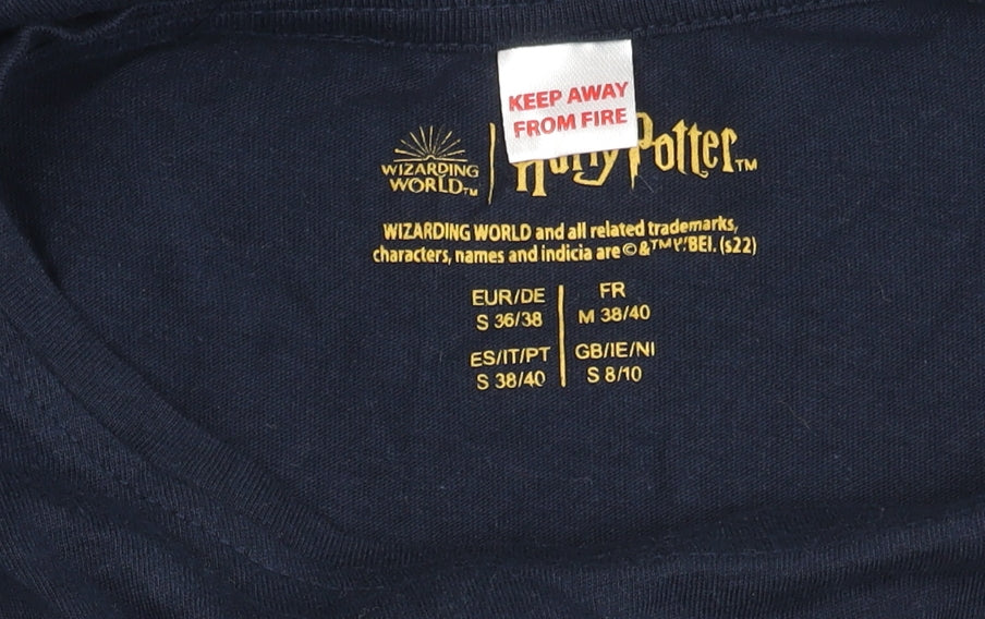 Harry Potter Blue Unisex Long Sleeve T-Shirt S
