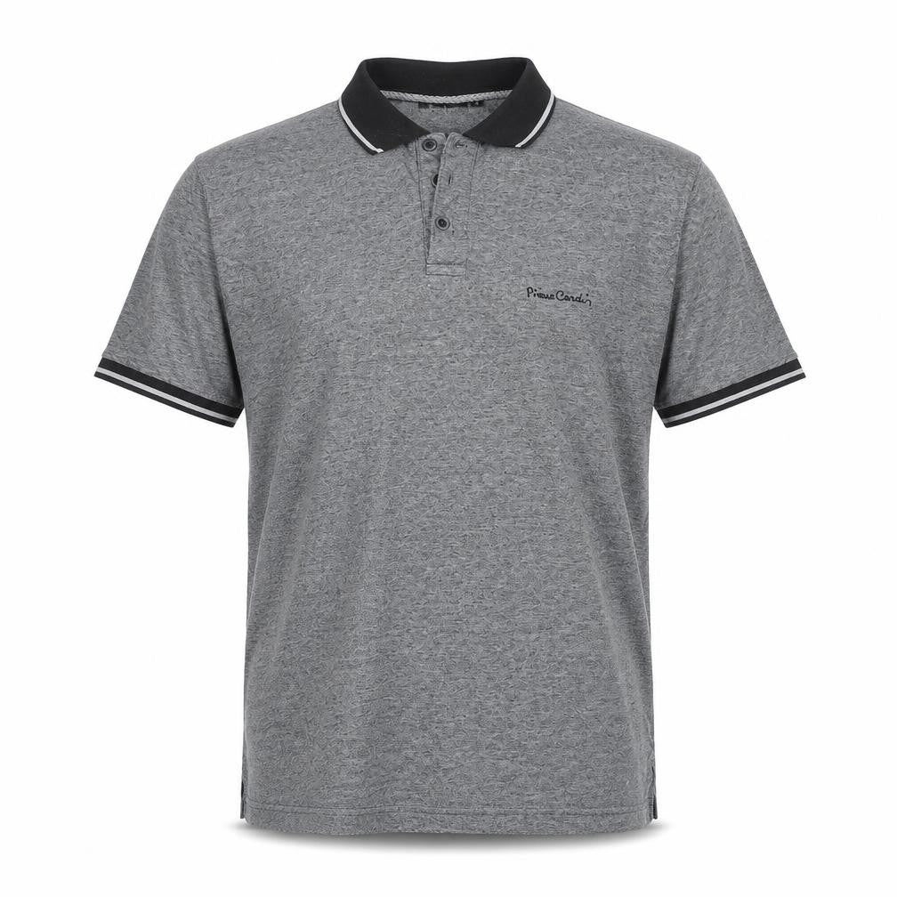 Pierre Cardin Men's Grey Regular Fit Polo Shirt L