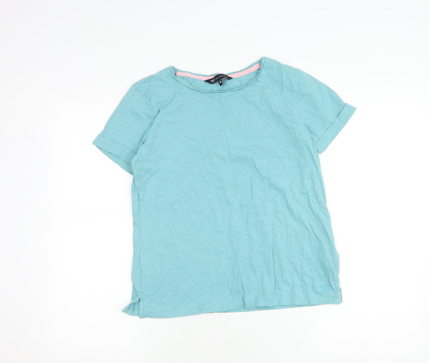 Crew Clothing Blue Cotton Women's Top Size 10