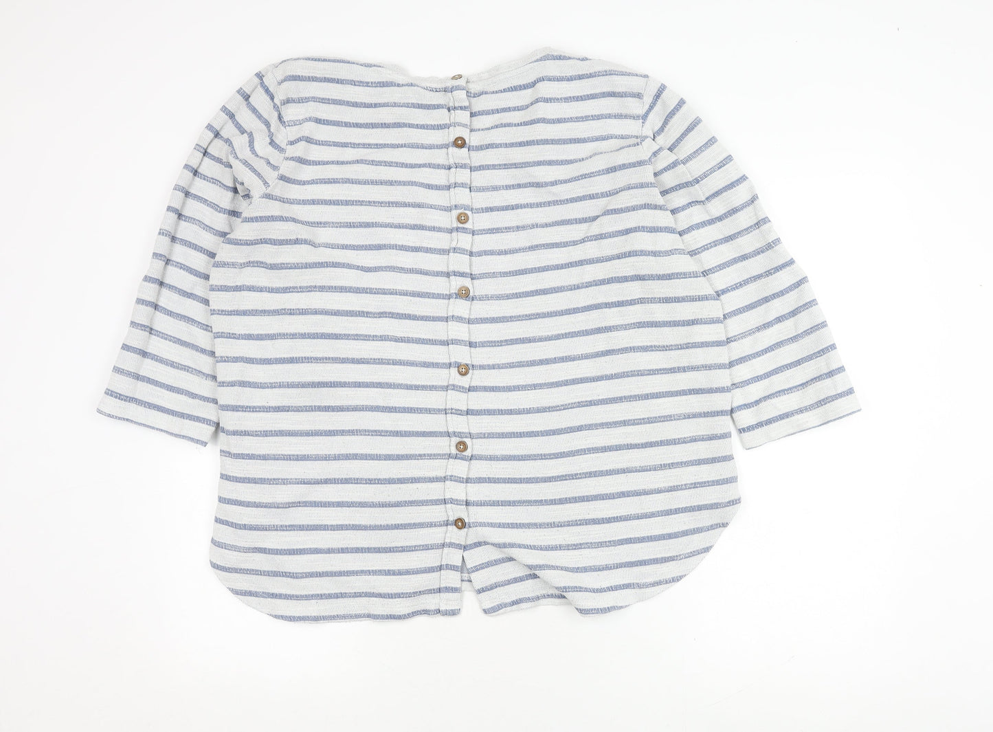 Fat Face Women's Blue White Striped Cardigan Size 18