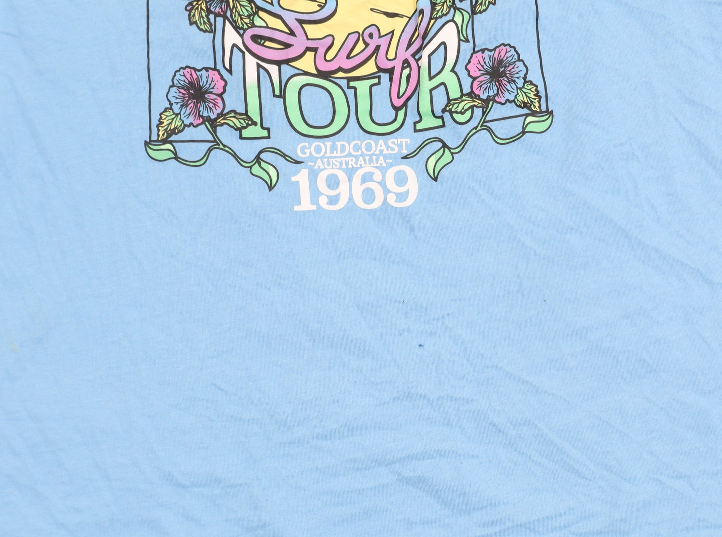 Hot Tuna Blue Men's T-Shirt, Size S, Beach Theme