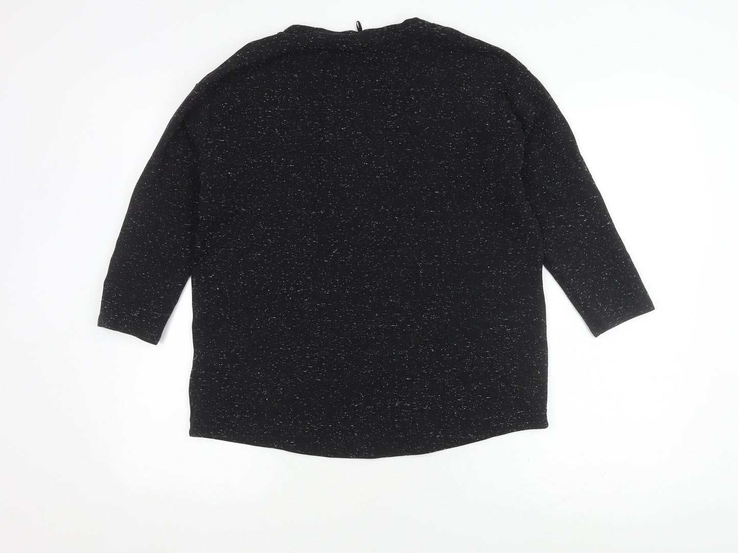 COS Women Black Crew Neck Top XS