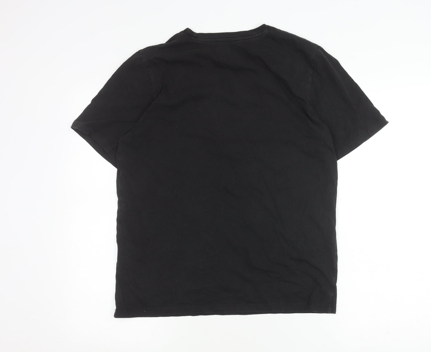 Jack & Jones Men's Black Crew Neck T-Shirt Size L