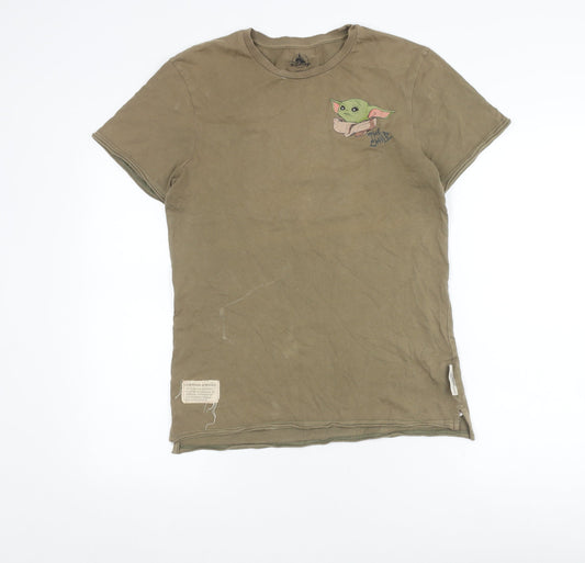 Disney Star Wars XS Men's Green Graphic T-Shirt