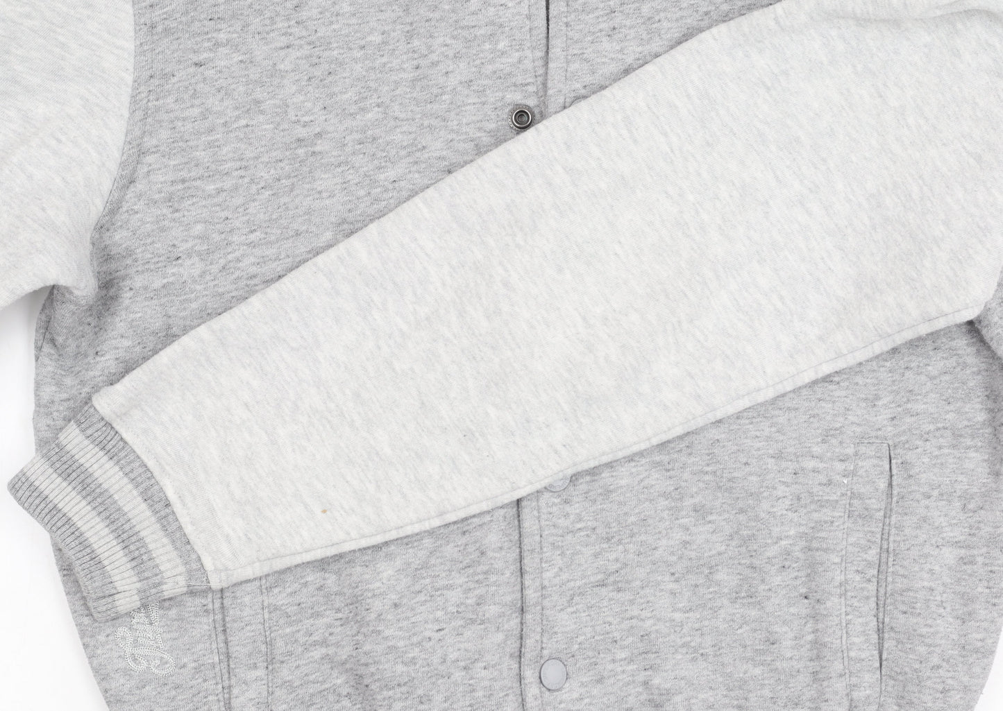 Superdry Men's Grey Varsity Jacket XS