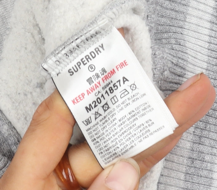 Superdry Men's Grey Varsity Jacket XS