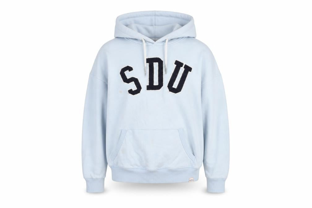 Womens UK 10 Regular Superdry Blue Pullover Hoodie