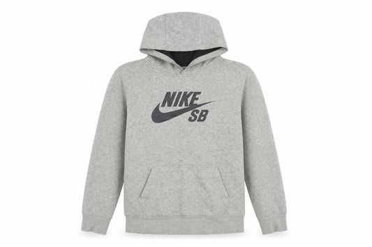 Nike Boys Grey Pullover Hoodie 13-15 Years - Stylish Comfort