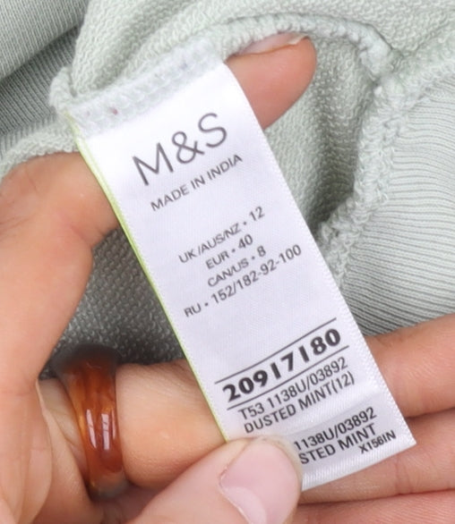 Marks and Spencer Women's Green Pullover Jumper Size 12