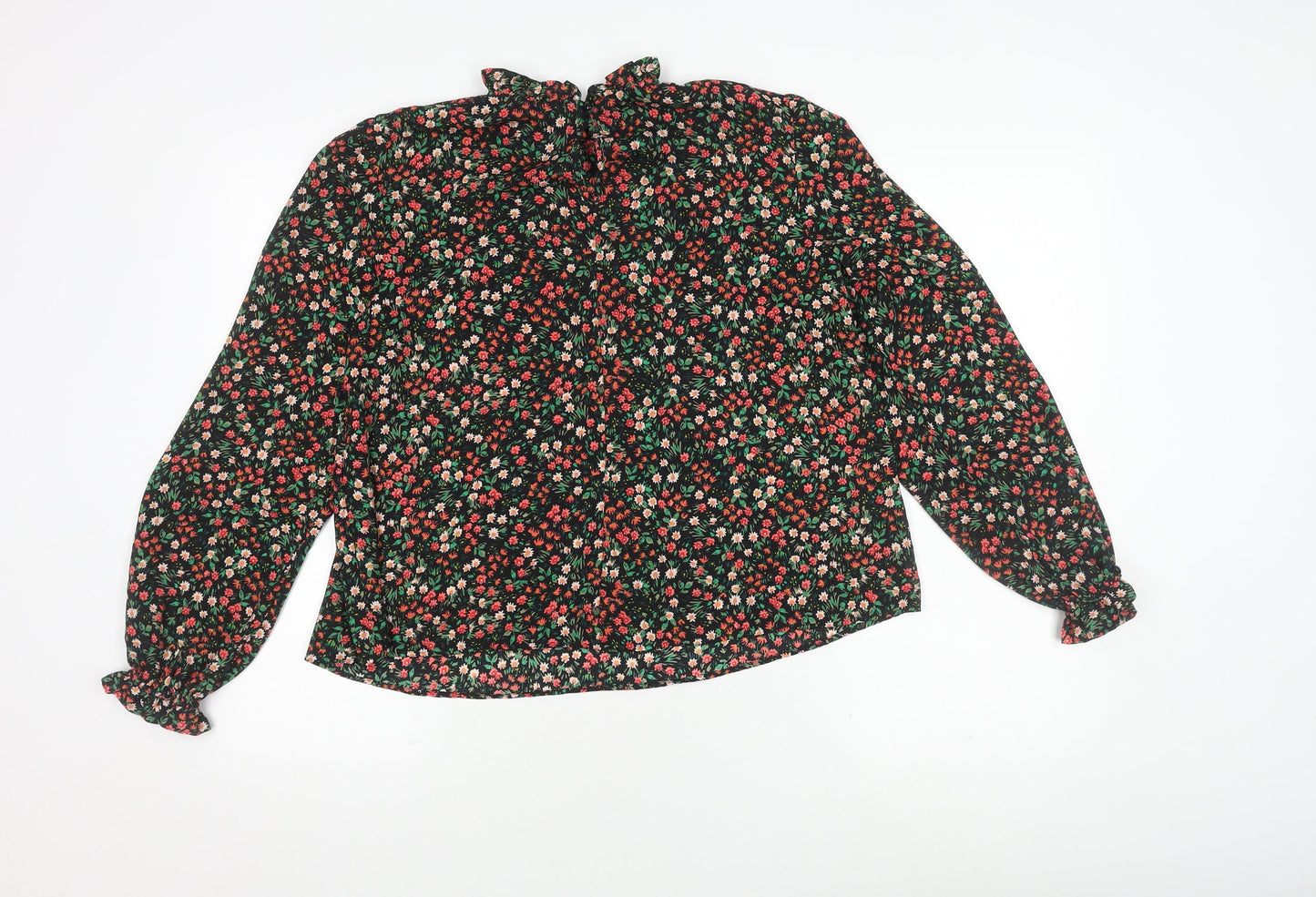 Marks and Spencer Women's Floral Blouse, UK 10, Multicoloured