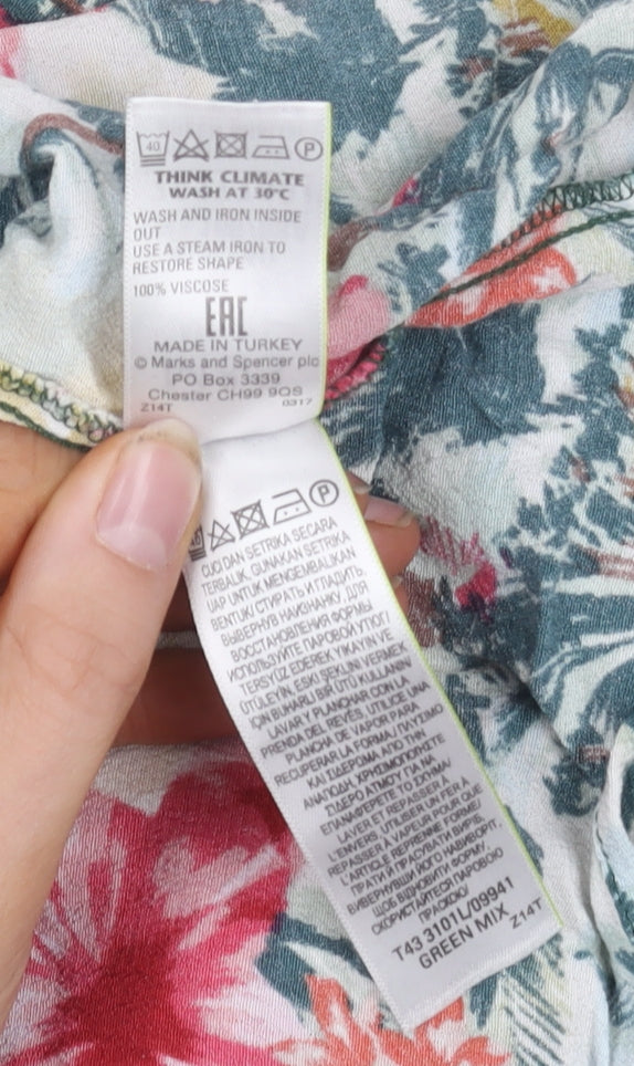 Marks and Spencer Women's Floral Blouse, Size 12