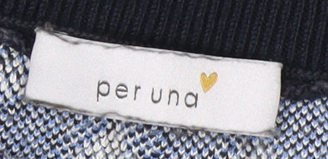 Per Una Women's Blue Animal Print Pencil Skirt Size 10