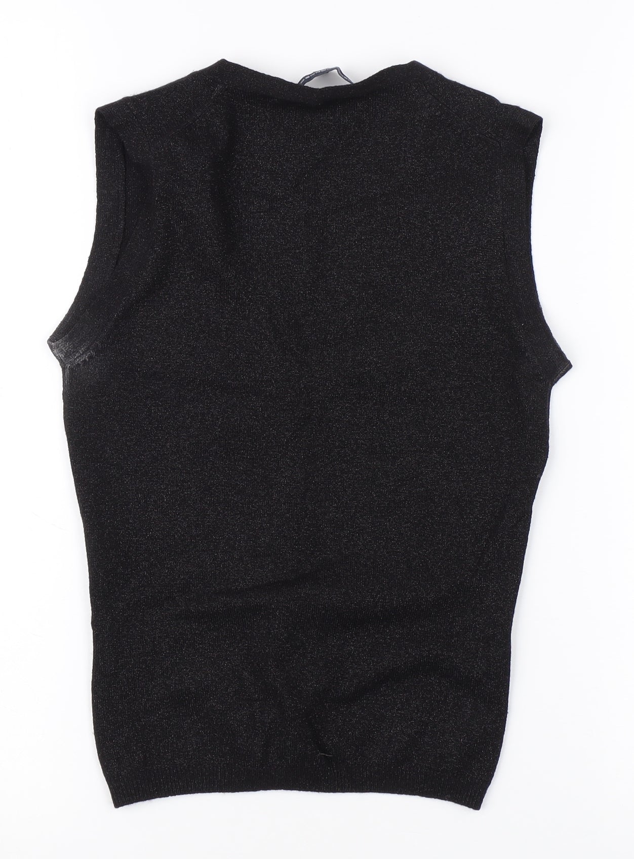 French Connection Women's Black Sleeveless V-Neck Tank Top