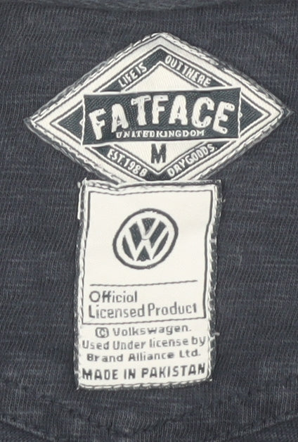 Fat Face Men's Black Medium Graphic T-Shirt