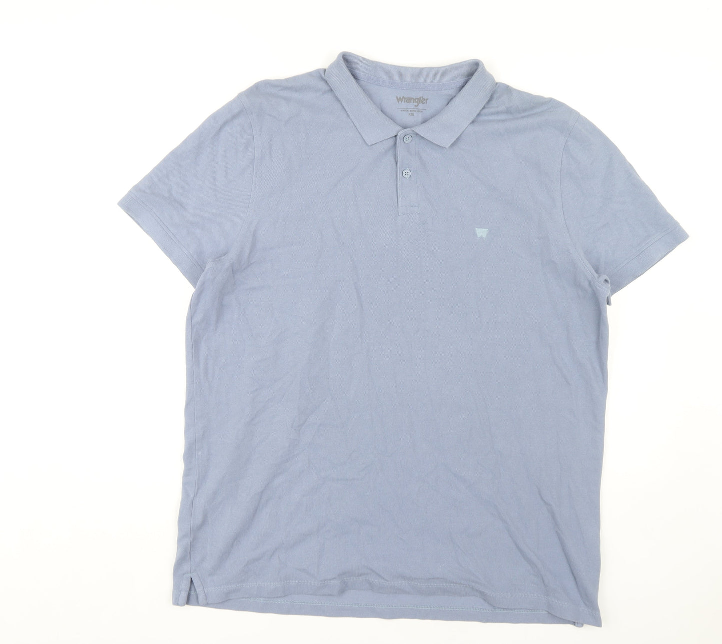 Wrangler Men's Blue 2XL Polo Shirt Casual
