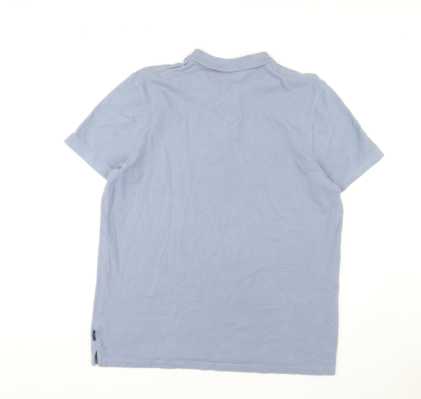 Wrangler Men's Blue 2XL Polo Shirt Casual