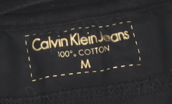 Calvin Klein Jeans Unisex Black Medium Basic T-Shirt