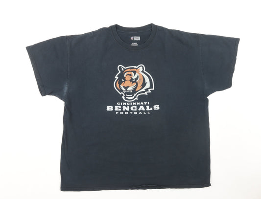 NFL Team Apparel Black XL Men's Bengals T-Shirt