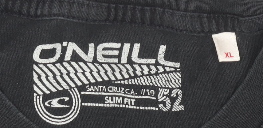 O'Neill Men's Black XL Slim Fit Graphic T-Shirt