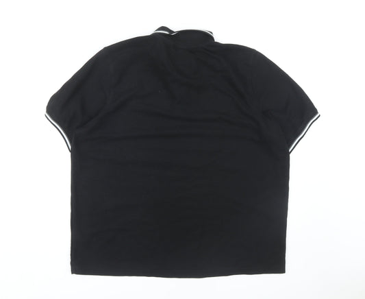 Slazenger Men's Black 2XL Polo Shirt