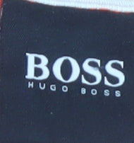 Hugo Boss Men's Orange Crew Neck T-Shirt Medium