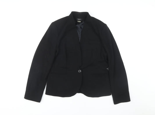 La Redoute Women's Black Blazer Size 14 Business Casual