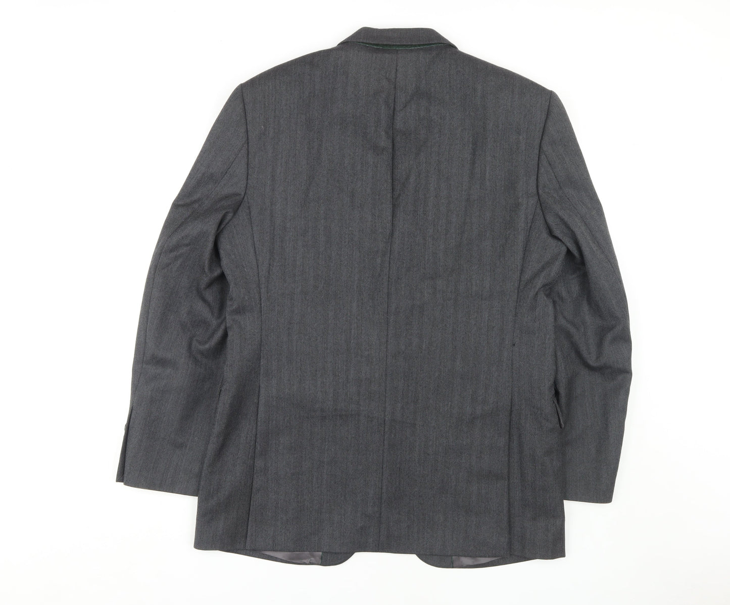 John Lewis Men's Grey Blazer 40R Wool Regular Fit