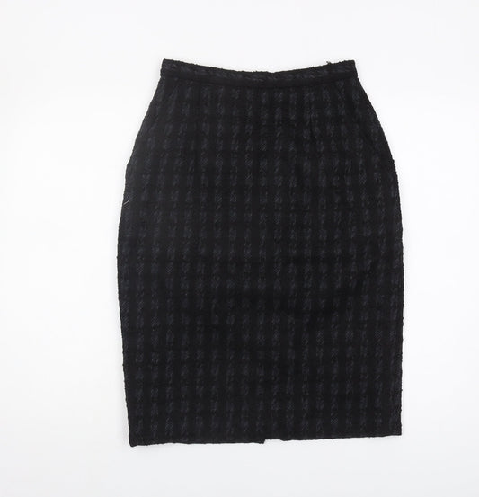St Michael Women's Black Pencil Skirt Size 12 Short