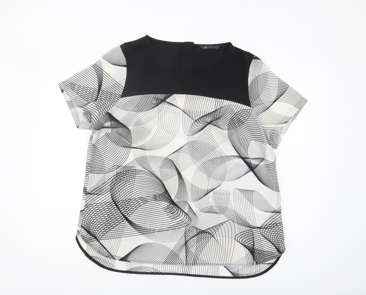 Marks and Spencer Women's Geometric Blouse Size 16