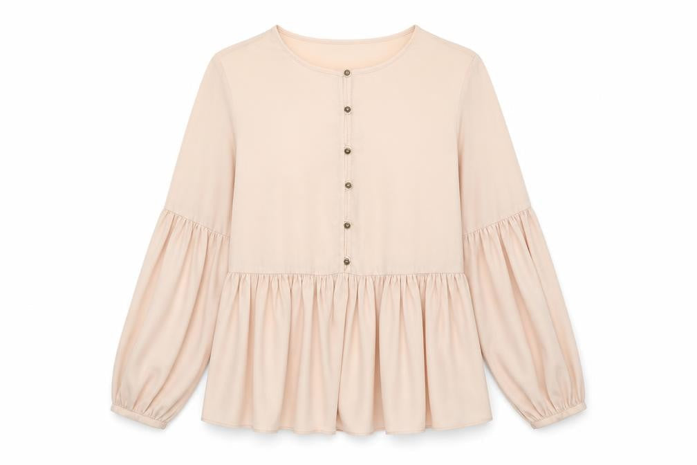 Womens UK Size M Banana Republic Beige Polyester Blouse