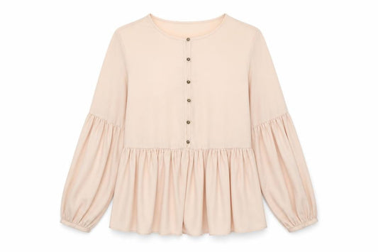 Womens UK Size M Banana Republic Beige Polyester Blouse