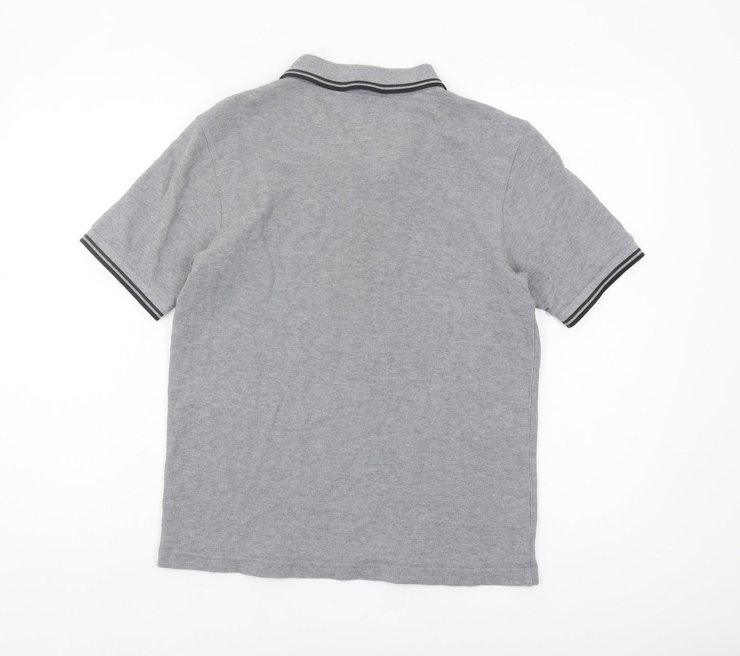 Fred Perry Men's Grey Slim Polo Shirt M