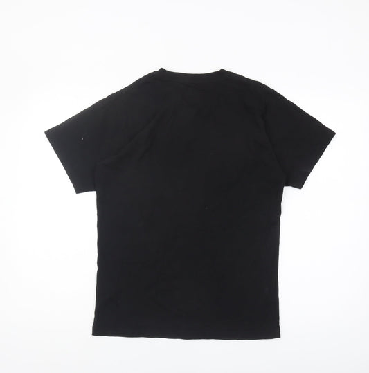 Vans Men’s Black Art Print T-Shirt - Size S, Classic Fit