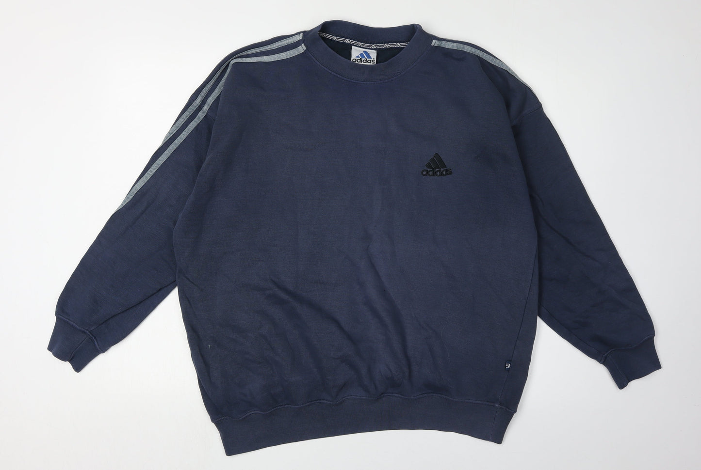 Adidas Men's Blue Pullover Sweatshirt, Size L