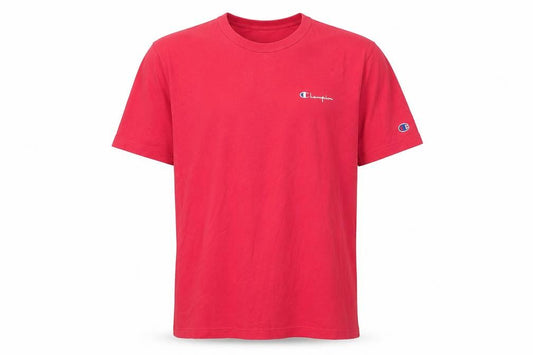 Mens UK Size XL Champion Red  Cotton T-Shirt