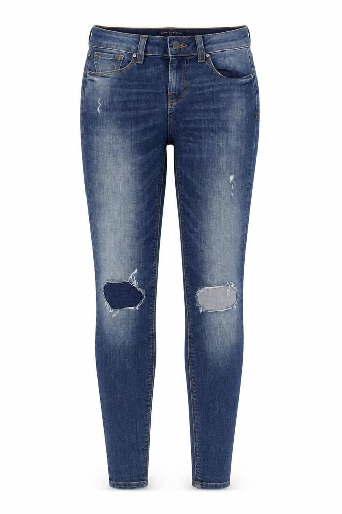 Marks and Spencer Women's Blue Skinny Jeans Size 8