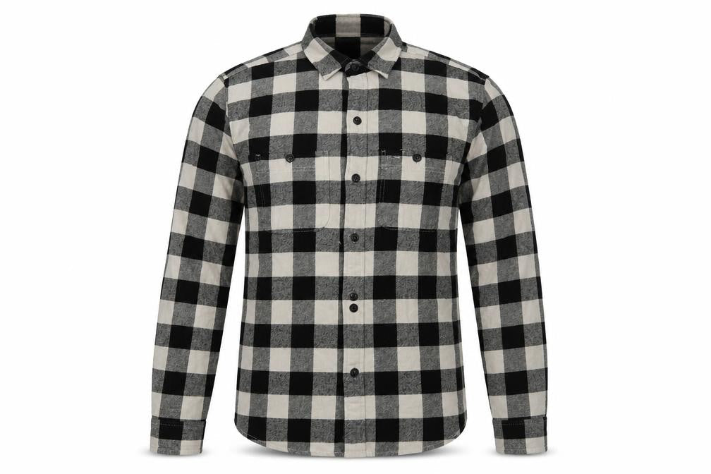 GAP Men's Black Check Flannel Shirt XS
