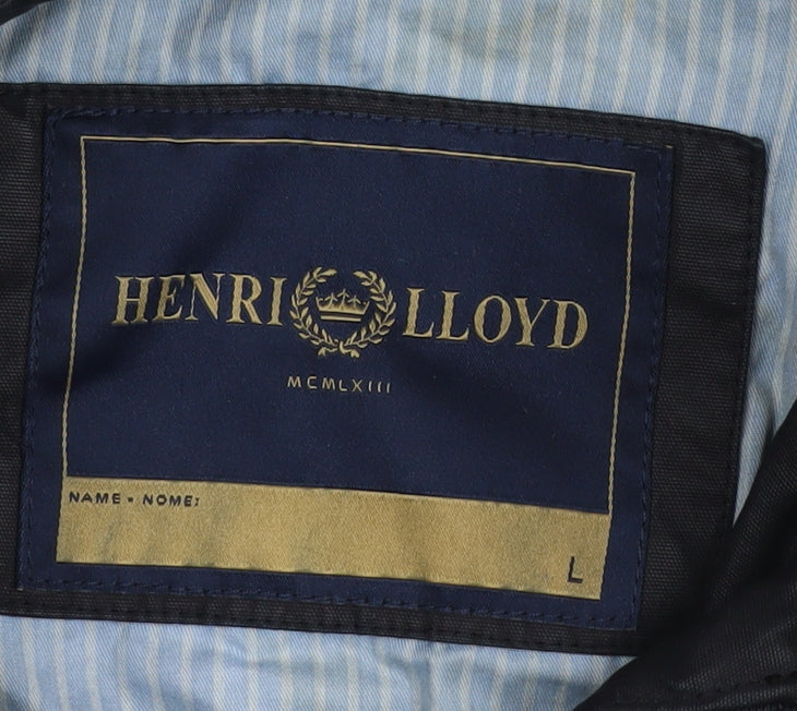 Henri Lloyd Men's Black Jacket - Size L, Casual Wear