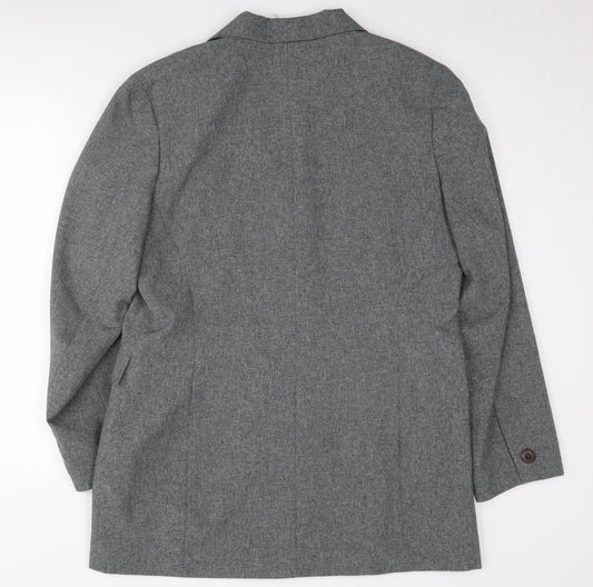 Agenda Women's Grey Blazer Trouser Suit Size 14