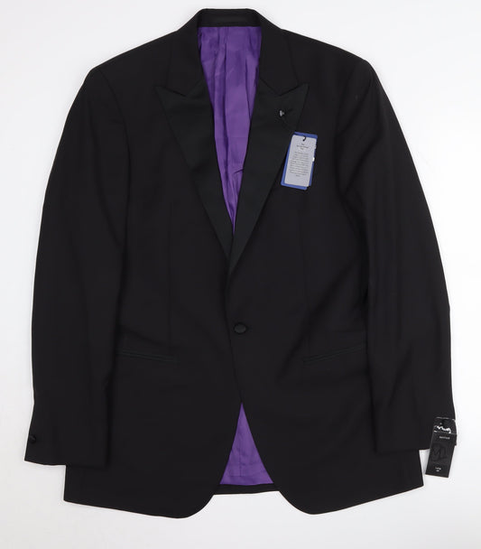 T.M.Lewin Men's Black Tuxedo Jacket 40 L