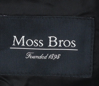 Moss Bros Black Men's Blazer, 38L, Formal Tuxedo Jacket