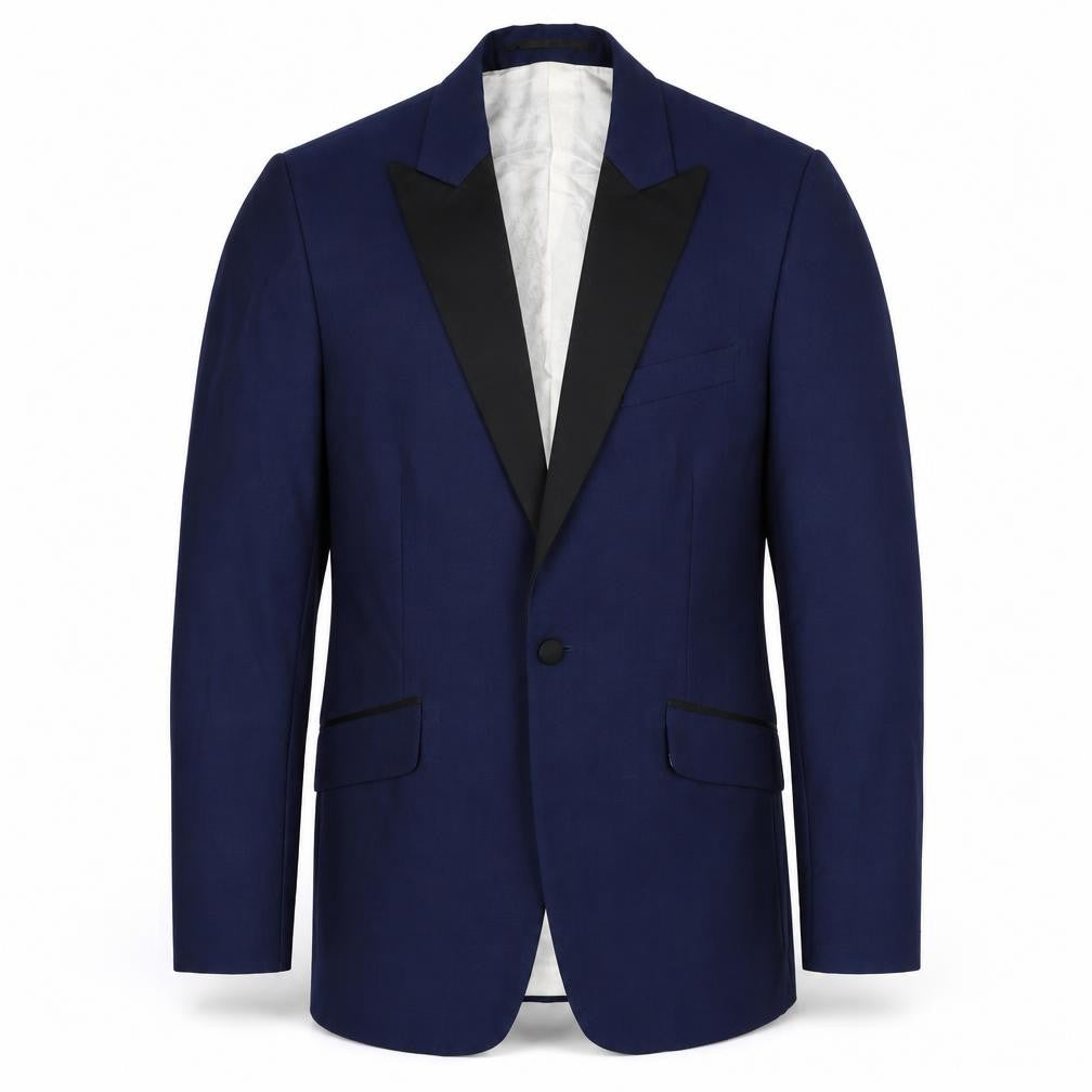 Mens 38 Chest Regular Duchamp Blue One-Button Blazer