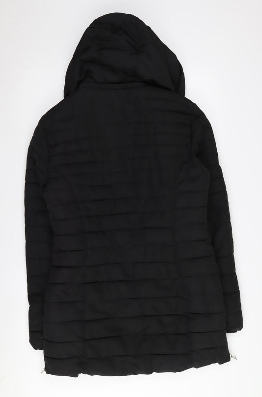 Golddigga Women's Black Puffer Jacket Size 12